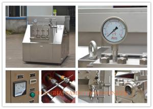 Quality Food High Efficiency 2 Stage Homogenizer for Plate milk pasteurizer for sale