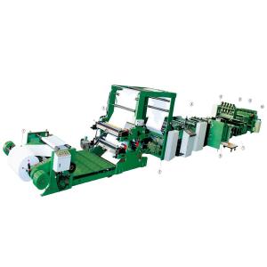 Quality Ruling Printing Cutting Collecting Folding Machine for Exercise Book Production Ideal for sale