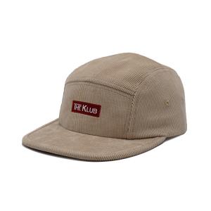 China Low-middle Profile 5 Panel Camper Hat Customized Color Corduroy fabric on sale