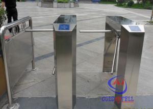 China RFID passage entrance Tripod Turnstile With Counter for Factory / tourism / building lobby on sale