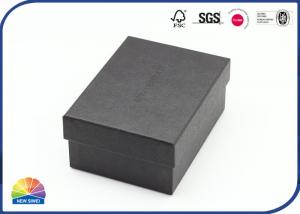 Quality Black Specialty Paper Handmade Gift Box Fragile Product Package for sale