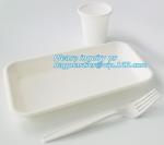 biodegradable meat tray, disposable plate deli tray, biodegradable breakfast