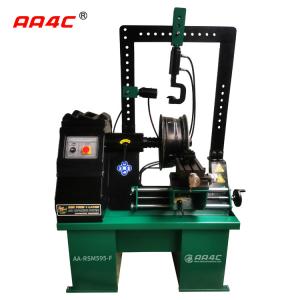 China 0.55kw Automatic Wheel Straightening Machine Equipment Full Teeth Dual Cylinder Rim Processing Machine on sale