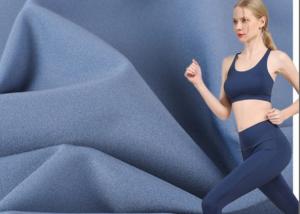 China Elastic Brush Or Peach Finish Polyester Spandex Fabric For Yoga Wear Legging on sale