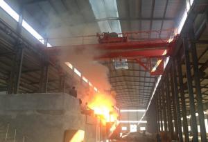 Quality Casting Steel Mill Double Girder Overhead Crane 30 Ton High Work Efficiency for sale