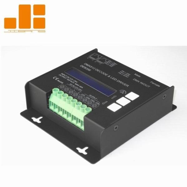 Buy LCD Display Black 4CH DMX Decoder With Micro - Computer Control Technology at wholesale prices