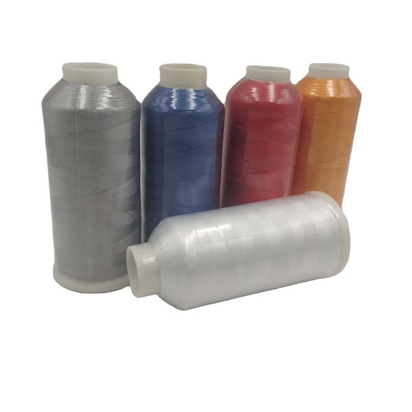 150D/2 150D/3 100 Polyester High Tenacity Yarn For Embroidery