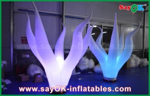 Quality 1.5m High Nylon Cloth Inflatable Lighting Coral Water Plant For Stage Decoration for sale