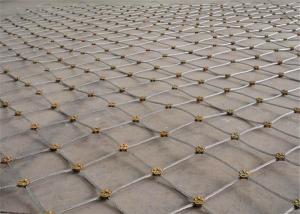 Quality Stainless Steel Safety Wire Mesh Net For Slope Fall Protection ISO9001 Listed for sale