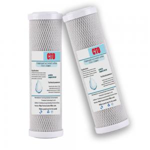 China 10 Inch Compressed Activated Carbon Filter for Household Water Purifier Pre-Filter on sale