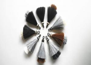 Quality Handmade Leather Natural Horse Hair Tassel Decoration Horsehair Tassel for sale
