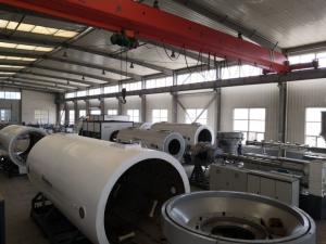 Quality 900mm Hot Water Pipe Insulated Foaming Polyethylene Pipe Production Line 720kg/H for sale