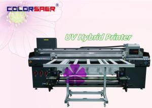 China Digital UV Inkjet Hybrid Printer Print Size 1.8m With Roll To Roll And Irregular Shape Printing on sale