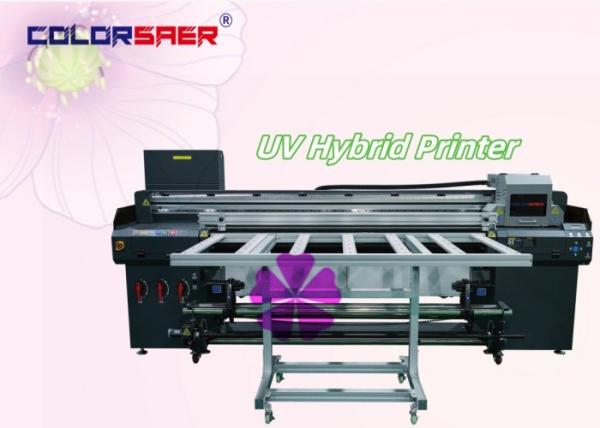 Buy Digital UV Inkjet Hybrid Printer Print Size 1.8m With Roll To Roll And Irregular Shape Printing at wholesale prices