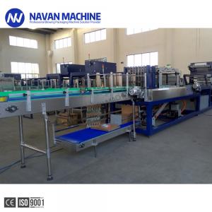 China Full Automatic Half-Tray Cans Bottles Film Heat Tunnel Shrink Wrapping Packing Machine on sale
