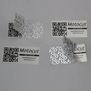 Quality Customized Color Size Tamper Proof Stickers Anti Fake Label For Brand Protection, for sale