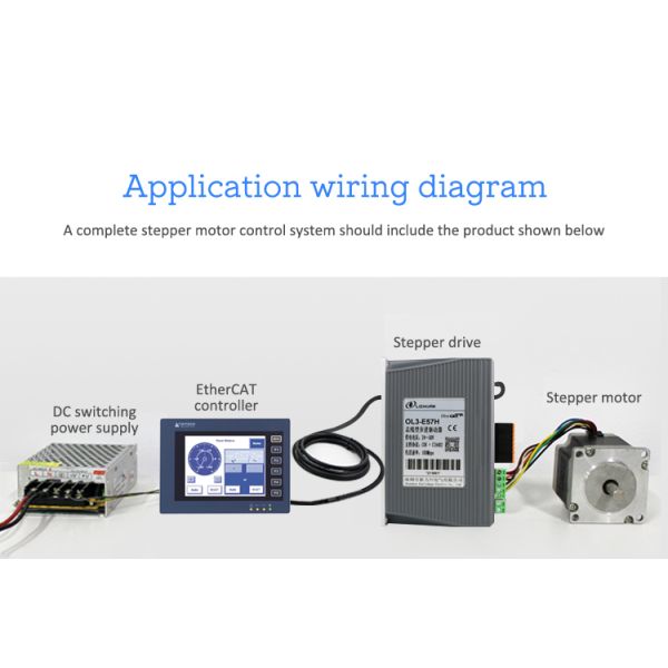 Lichuan DC Open Loop Stepper Motor Drivers Kit 0.21N.m 2 Phase Nema17 DC24V~48V 1.2A