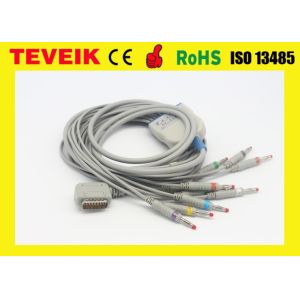 Buy cheap Siemens Ekg Ecg Cable With 10 Leads Banana 4.0 End Aha Standard from wholesalers