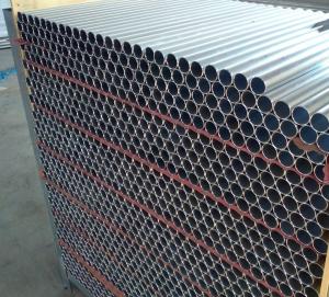 China Silver Anodize Custom Aluminium Extrusion Round Tube For Aluminum Fence on sale
