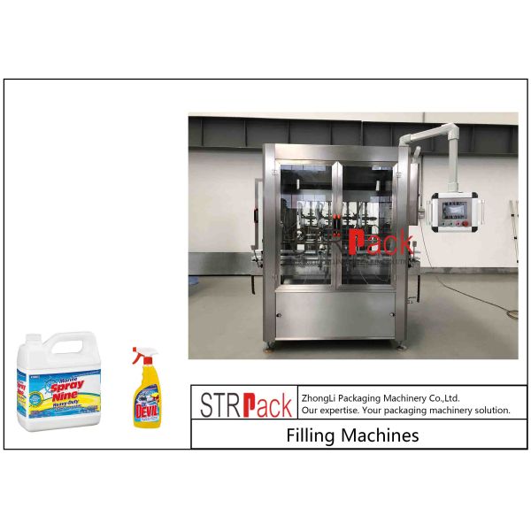 PLC SUS304 Degreasing Cleaning Paste Filling Machine 500ml