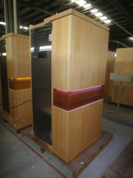 Buy Hemlock Ceramic Infrared Sauna Cabin, 1400Watt Infrared Heater Sauna at wholesale prices
