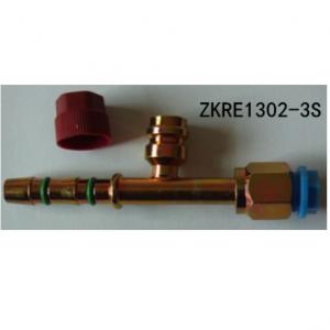 Quality R134A Refrigerant AC Compressor Manifold Fittings 5/8 O Ring ZKRE1302-3S for sale