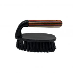 Quality Household floor brush Black plastic cleaning brush with wooden handle for sale