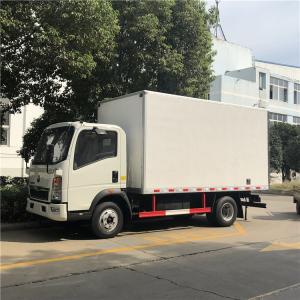 Quality 95km/H Light Duty Cargo Vans Box Truck 4x2 5 Ton Diesel Fuel Type for sale