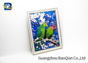Quality Pet Material Custom Lenticular Printing , Birds 3D Pictures Of Animals 0.6MM Thickness for sale