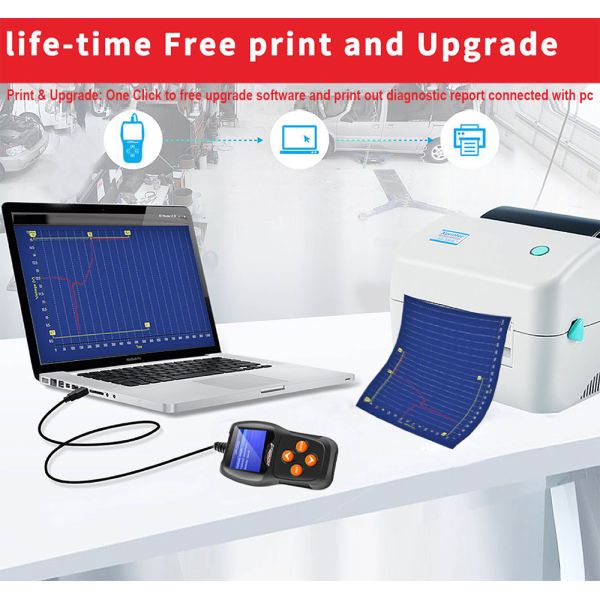 12V 2000 CCA Car Battery Load Tester Monitor Digital Analyzer Battery Test Tool