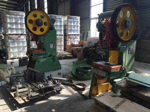 Green House Pipe Clamping Parts Mechanical Press Machine / Punching Machine