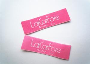 Quality No Slip Clothing Label Tags , Woven Garment Labels Personalized for sale