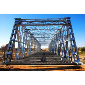 Buy cheap Steel Frame Steel Truss Bridge Single lane For Ferry , Assembly from wholesalers