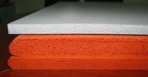 China Heat resistant rubber sponge transparent silicone rubber foam sheet on sale