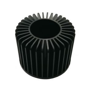 Buy cheap Rustproof Industrial Round Heat Sink , Stable Extruded Aluminum LED Heatsink from wholesalers
