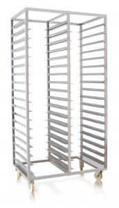 Quality Sliver 900x620x1780mm Double Row Stainless Steel Trolly for sale