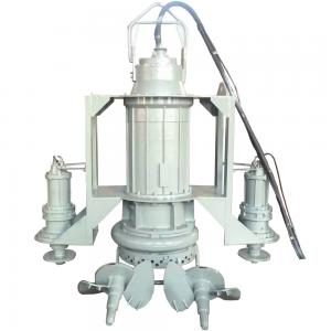 Quality High Chrome electric submersible sand dredge slurry pump with agitator for sale