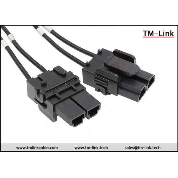 Molex SD-42816-0212 to European terminals customized cable assembly