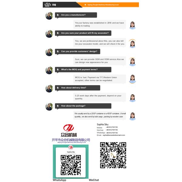 90 Degree Excavator Tilt Bucket Attachment Q355B NM400 Material Excavator long arm EC480