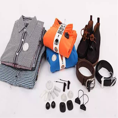 Anti Theft Flat Plastic Nail Anti Shoplifting Tags For Valuables Electronic Shelf