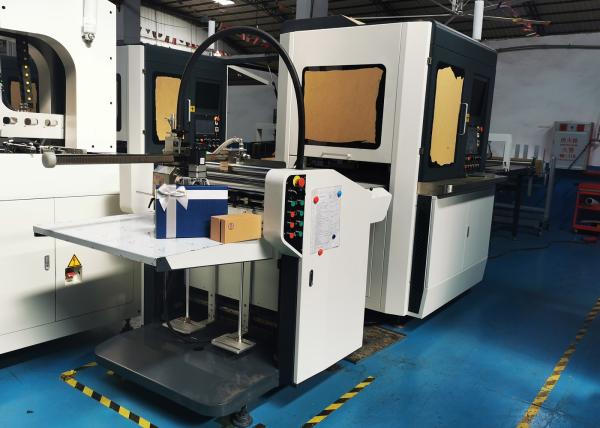 Buy Multi-Function Box Hardcover Making Machine With High Speed And Big Box Sizes And Panasonic Servo Motor at wholesale prices