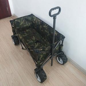 China Multipurpose OEM Outdoor Camping Cart 600D Shopping Folding Trolley Carts on sale