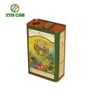 China Olive Oil Tin Can Innovation Packaging Food Storage Tins Vaporizer Oil Container on sale