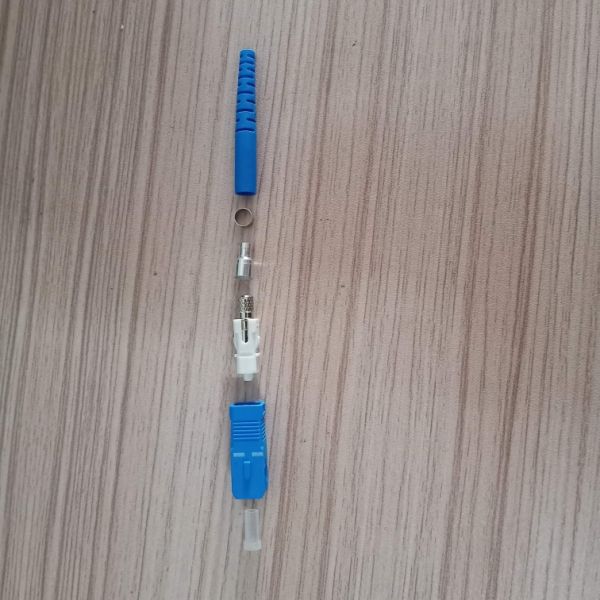 3mm ISO9001 SC UPC Connector , HTD Single Mode Fiber Adapter