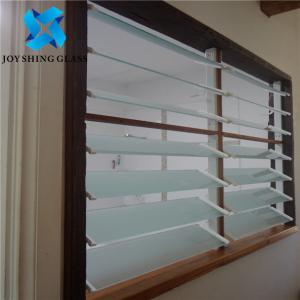 Quality 2mm to 25mm Window Louvers Glass Panels Tempered Glass Shutter for sale