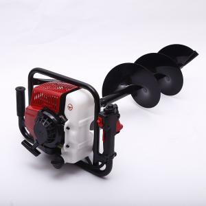 Quality 1 Person 2 Stroke 63CC Ground Digging Machine Planting Trees Fertilize gas earth auger For Orchard for sale