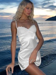 Quality Hipster White Tight Dress Sexy Womens Tight Dresses Street Lace  Halter Dress for sale