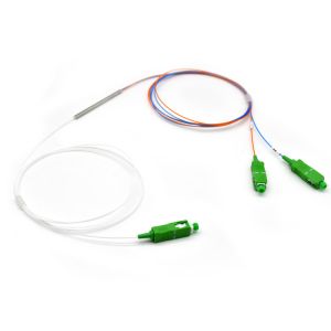 China SC/APC 1310/1550nm 50/50 1*2 FBT Fiber Optic Coupler Splitter on sale