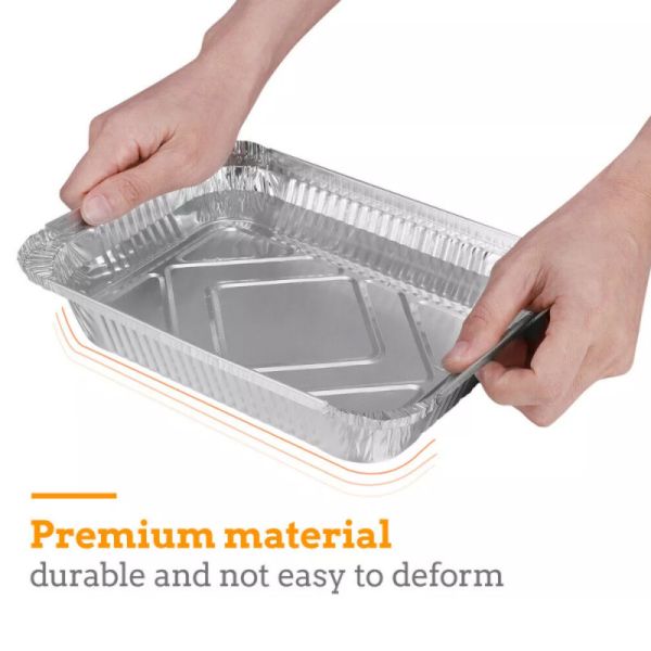 Half sheet cake pan aluminum tray product display