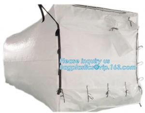 China Dry Bulk Container Liner Bags Fibc Big Bags For 20' Shipping Container, Sea Transporting Container Liner on sale